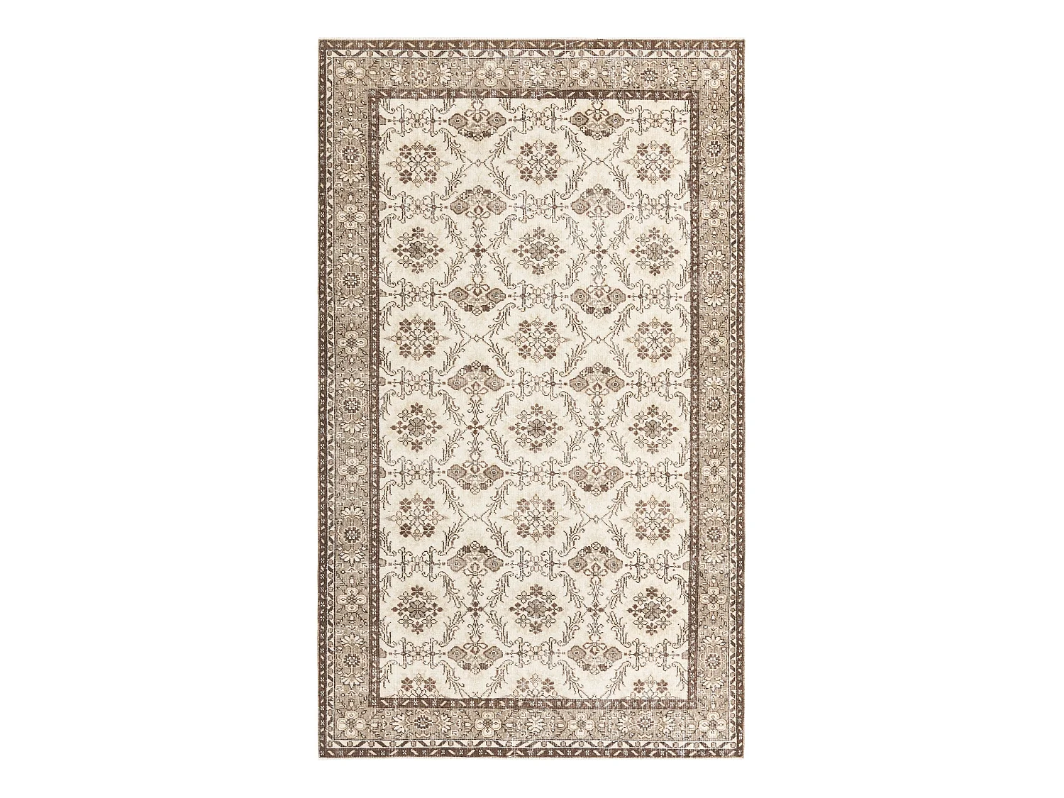 Tapis de laine 175x297 beige Ultra Vintage
