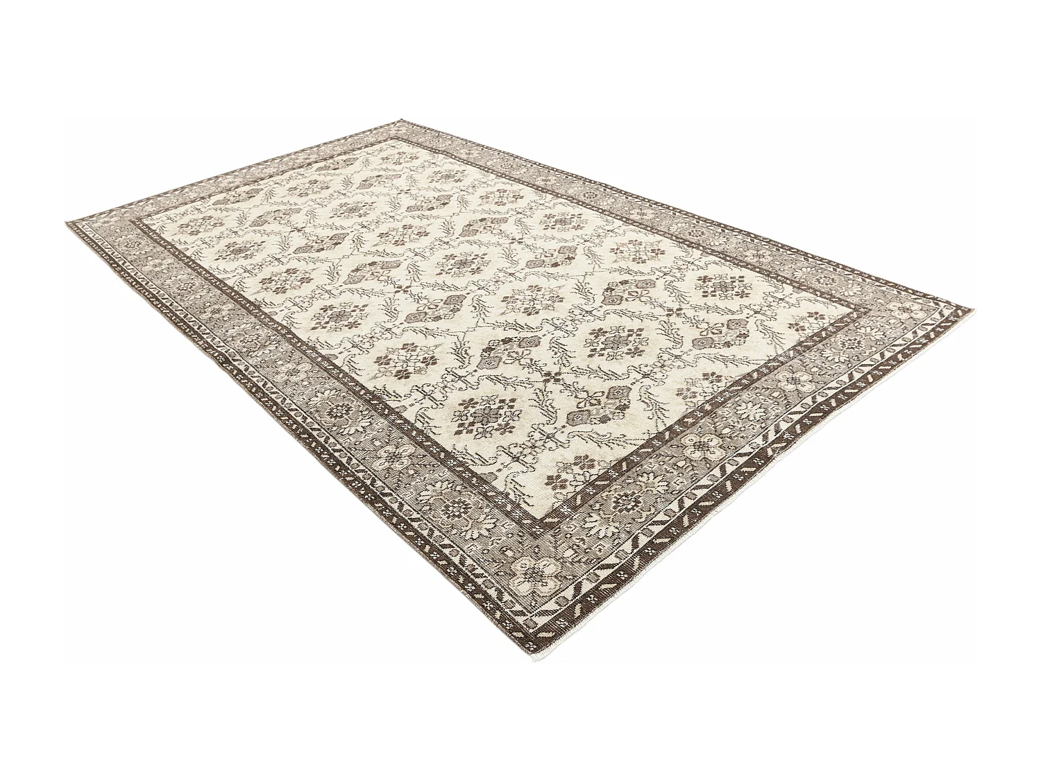 Tapis de laine 175x297 beige Ultra Vintage