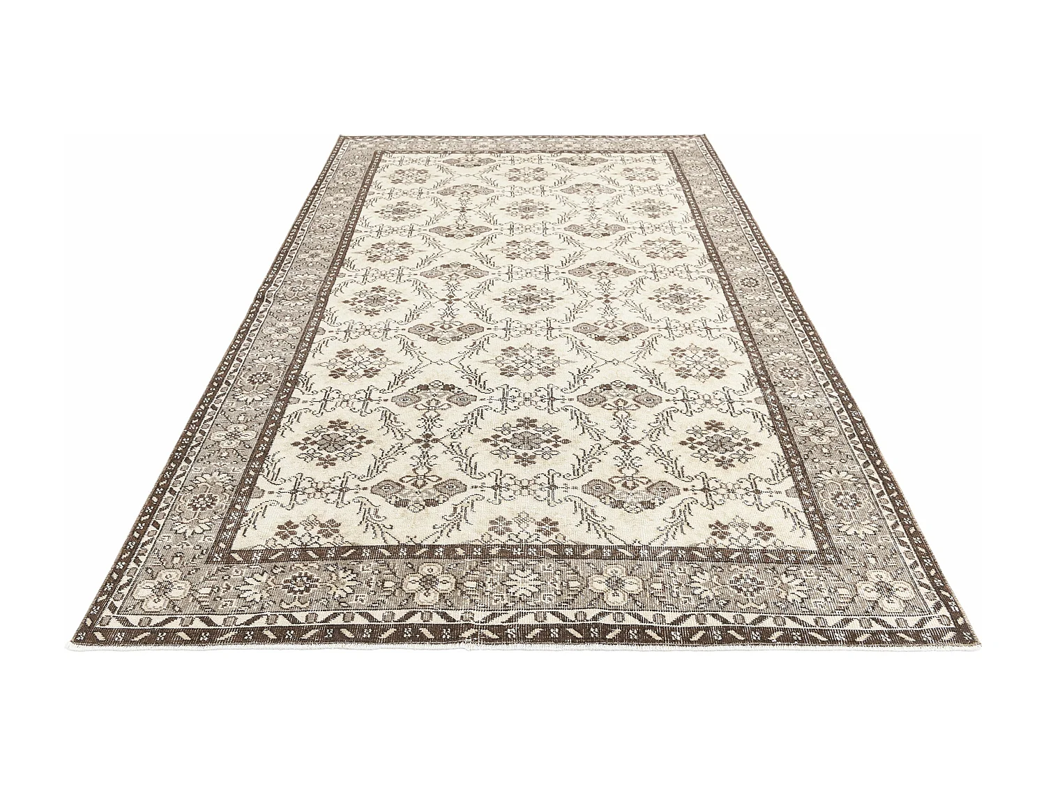 Tapis de laine 175x297 beige Ultra Vintage