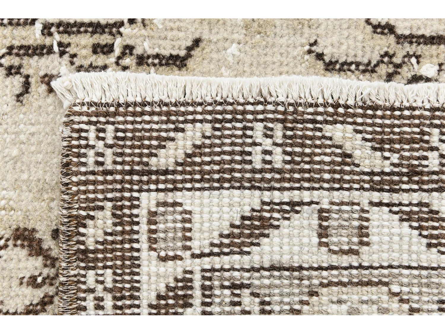 Tapis de laine 175x297 beige Ultra Vintage