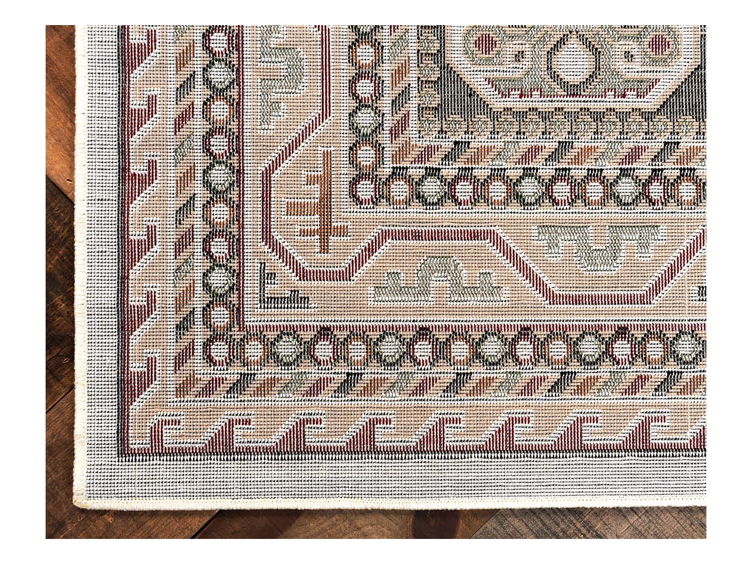 Teppich 119x180 Schwarz Gharajeh