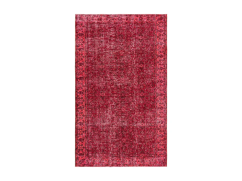 Wollteppich 163x259 Rot Ultra Vintage