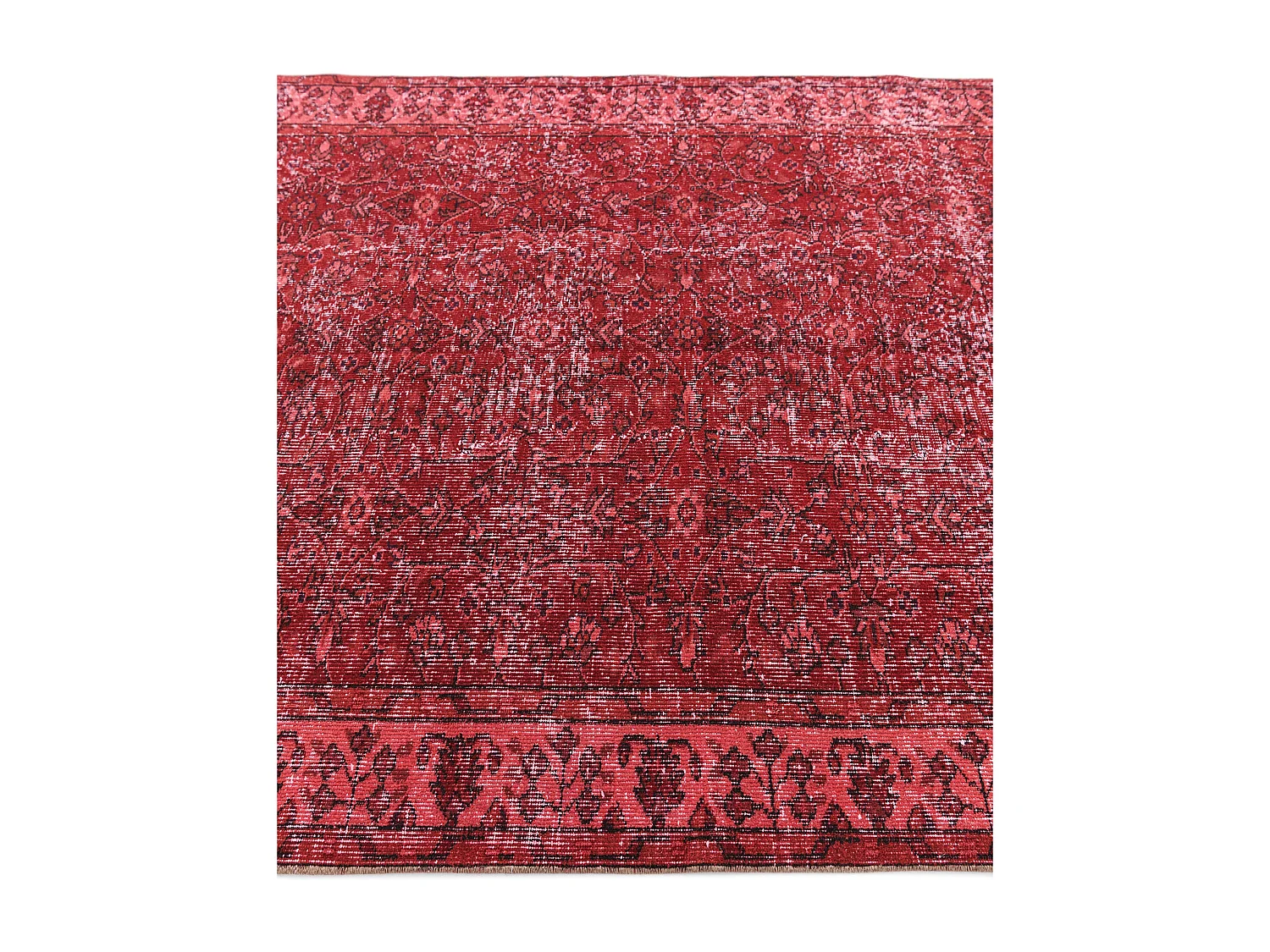 Wollteppich 163x259 Rot Ultra Vintage