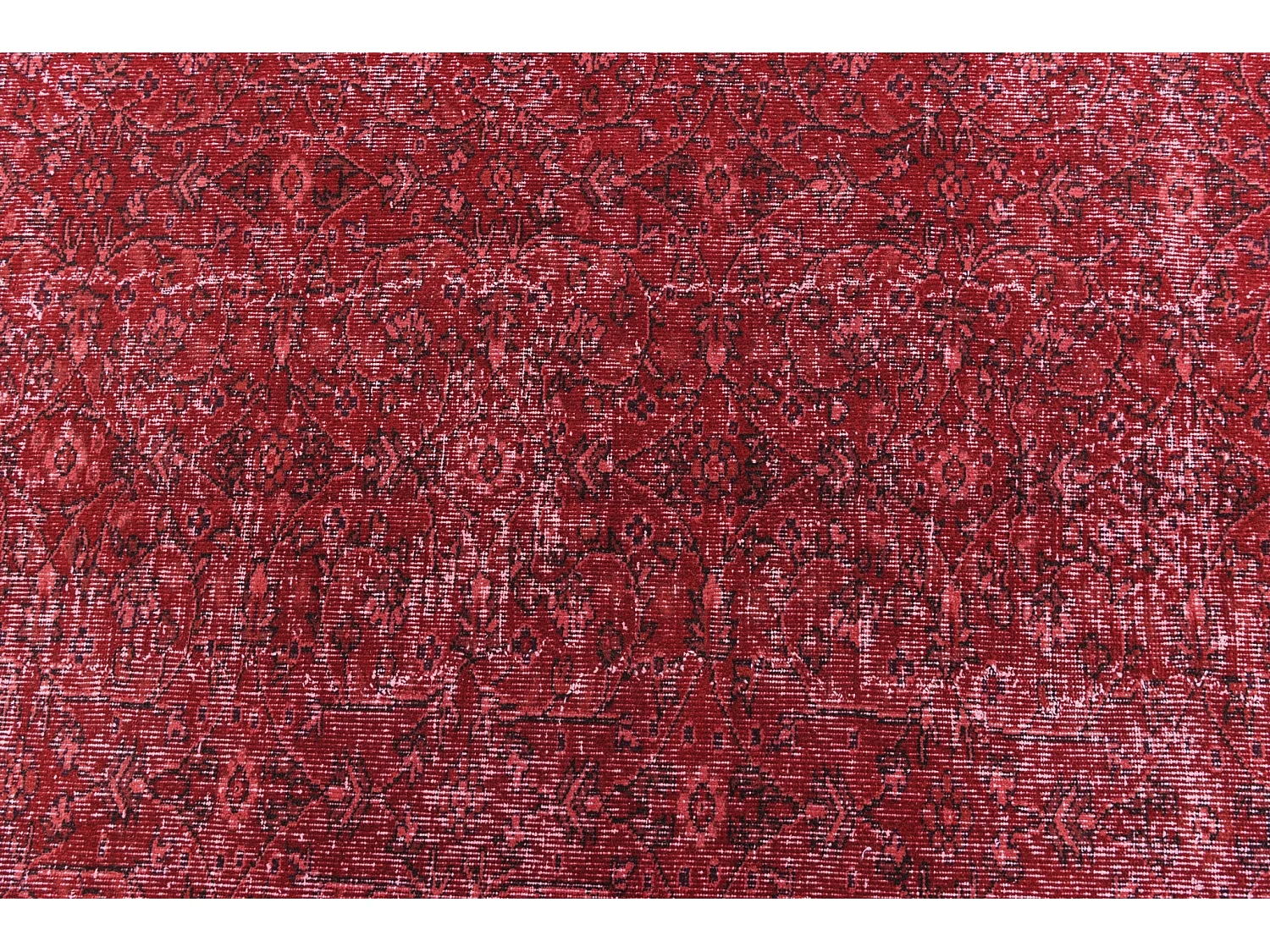 Wollteppich 163x259 Rot Ultra Vintage