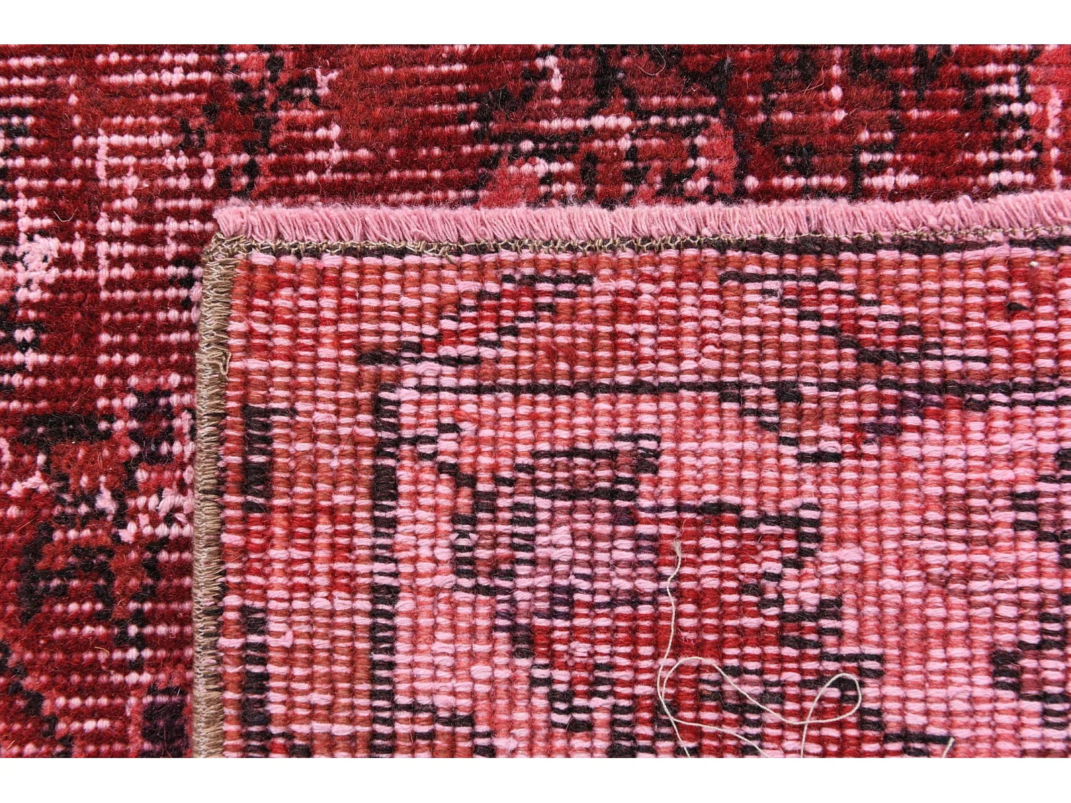 Wollteppich 163x259 Rot Ultra Vintage