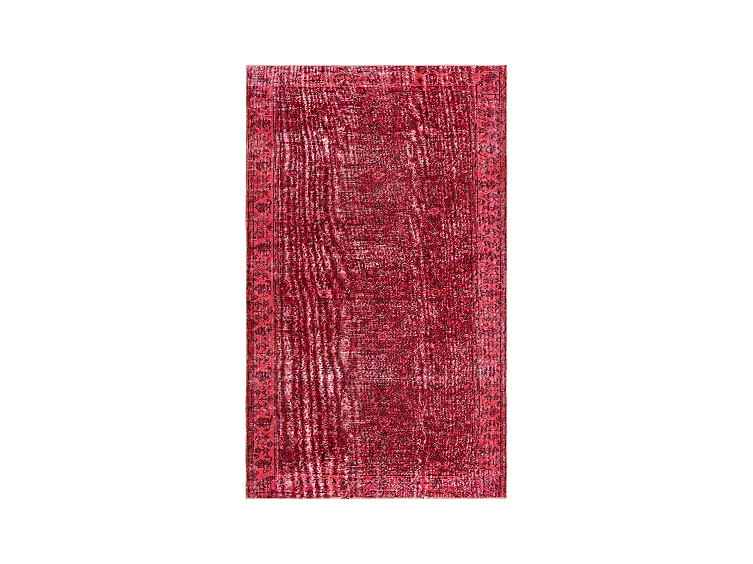 Tapis de laine 163x259 rouge Ultra Vintage