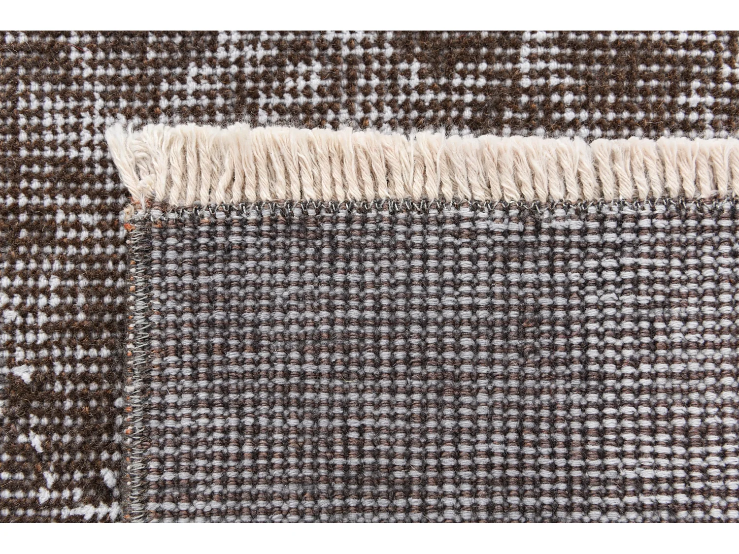 Tapis de laine 112x193 brun Ultra Vintage