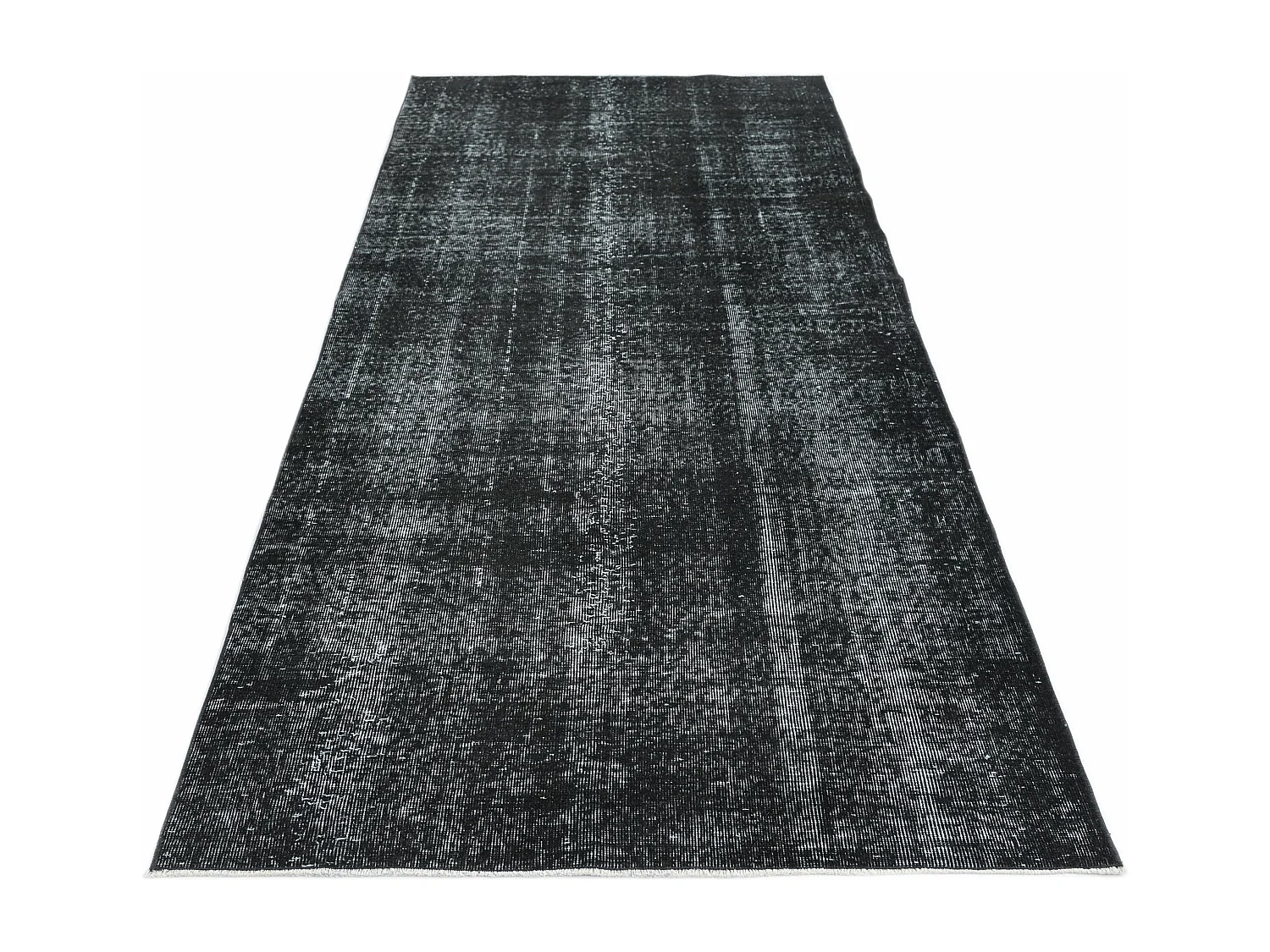 Tappeto in lana 122x292 nero Ultra Vintage