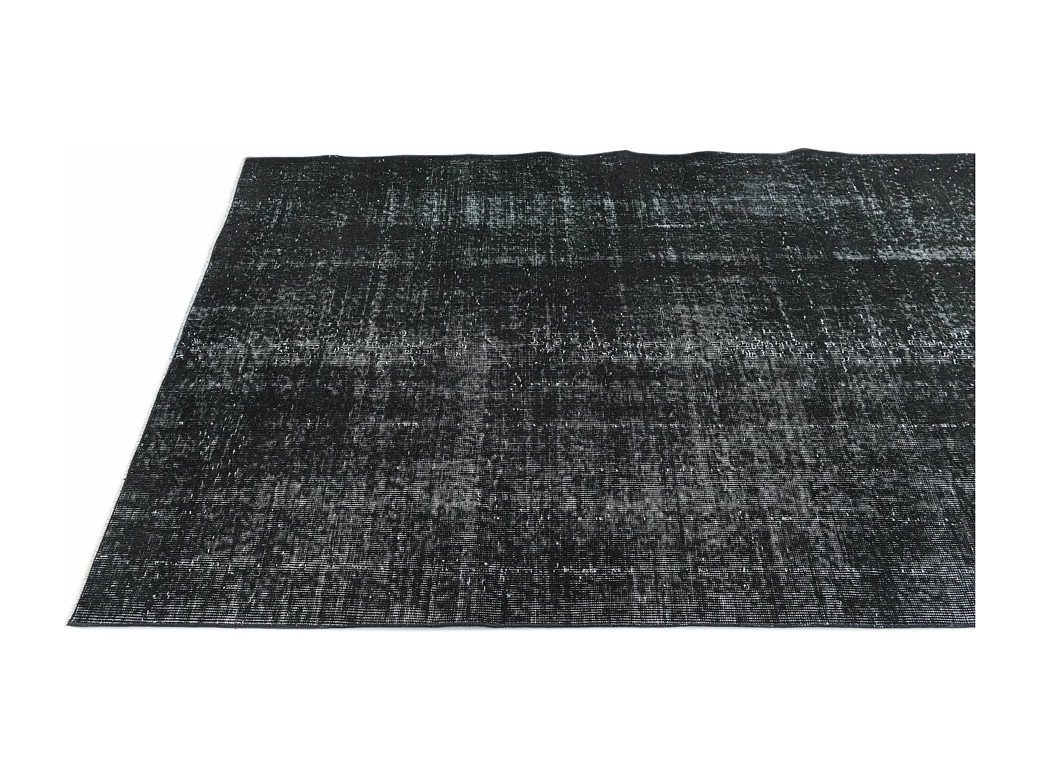 Tappeto in lana 122x292 nero Ultra Vintage