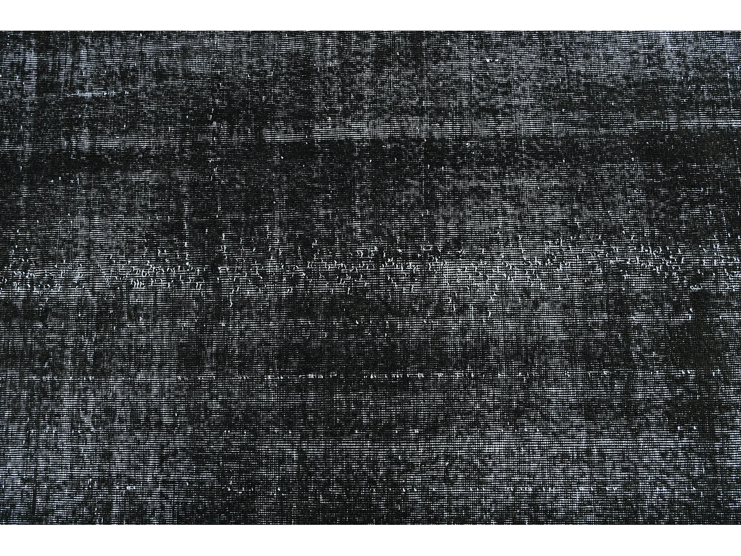 Tappeto in lana 122x292 nero Ultra Vintage