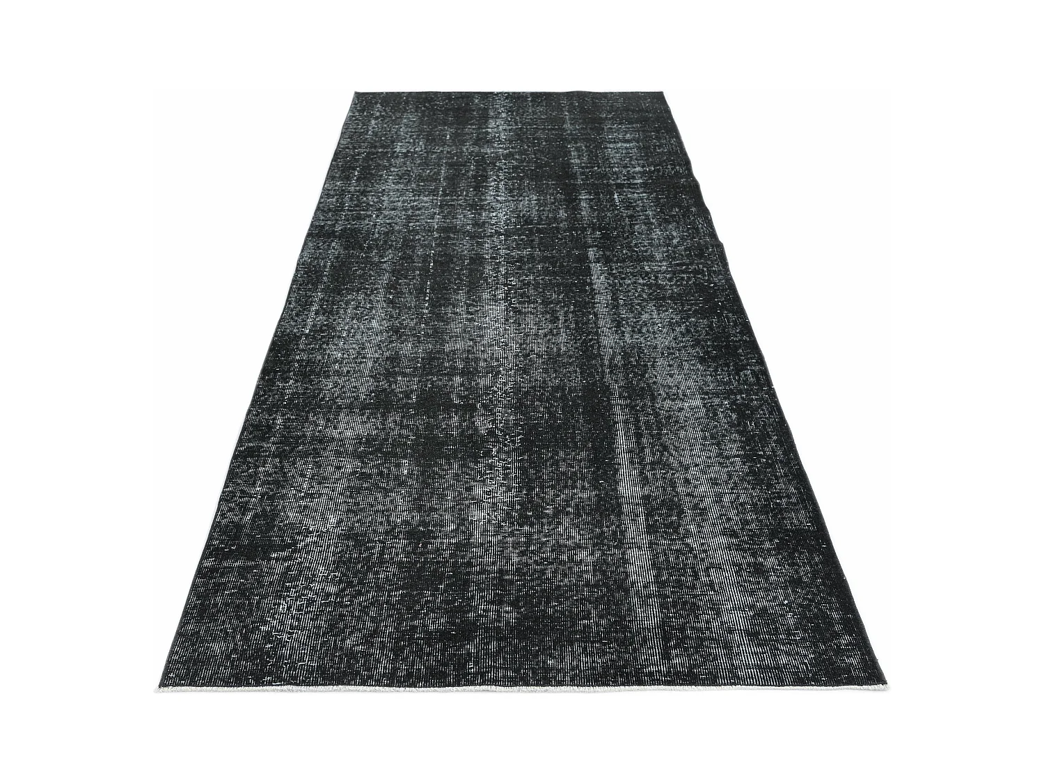 Tapis de laine 122x292 noir Ultra Vintage