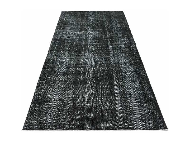 Tapis de laine 122x292 noir Ultra Vintage