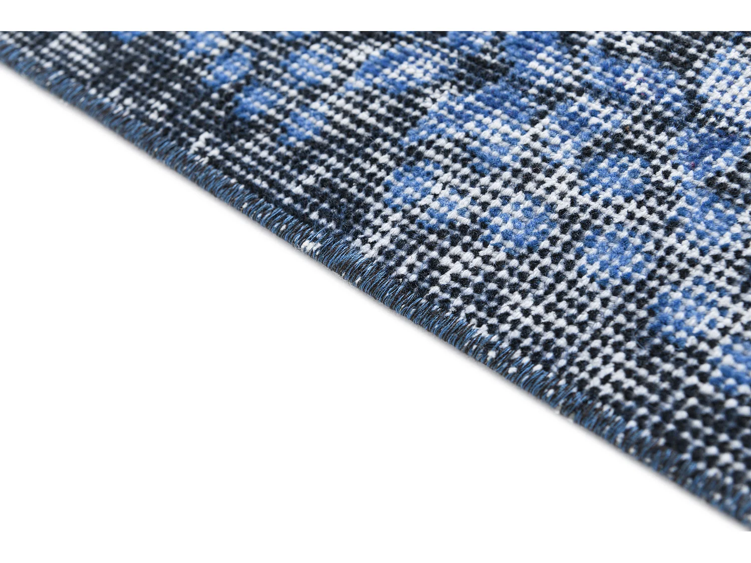 Tapis de laine 165x290 Bleu Ultra Vintage