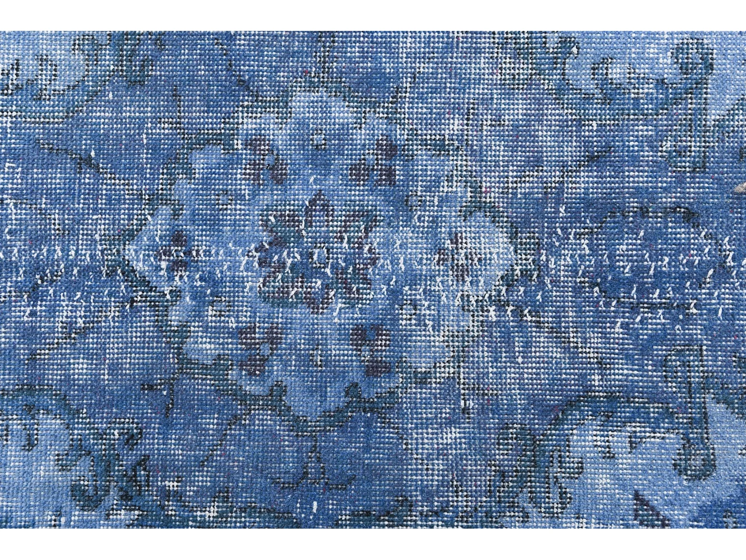 Tapis de laine 165x290 Bleu Ultra Vintage