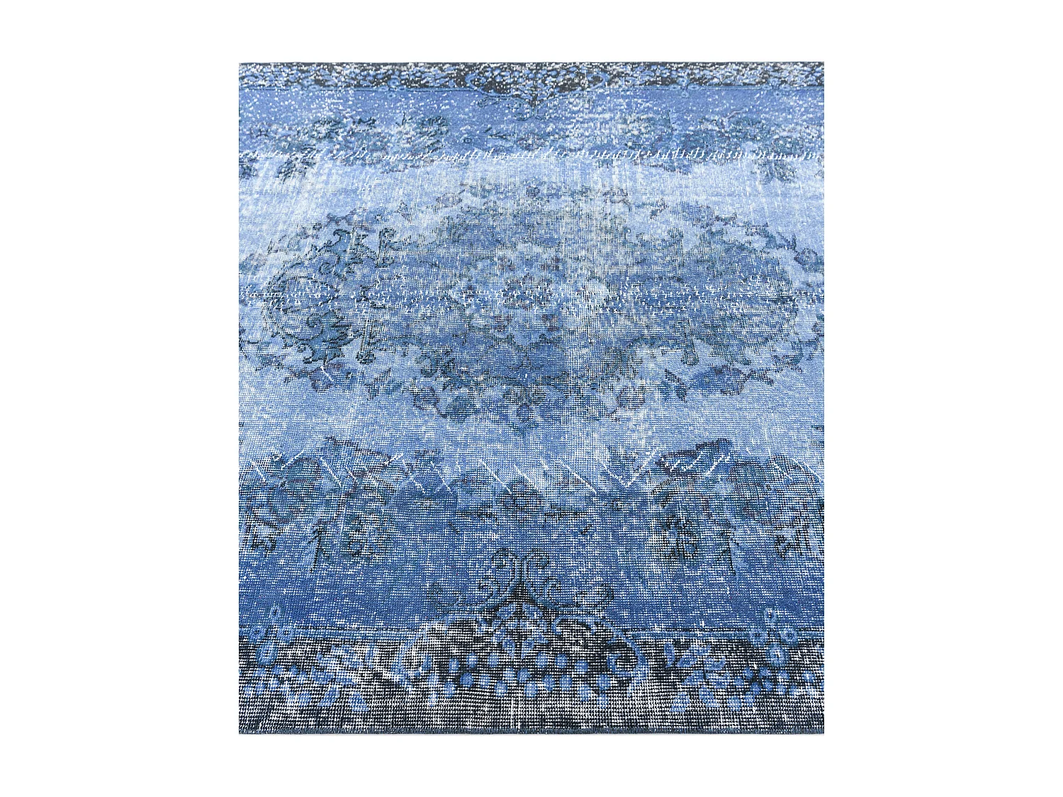 Tapis de laine 165x290 Bleu Ultra Vintage