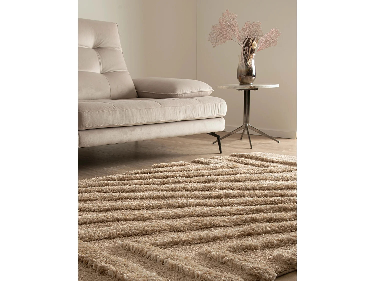 Hochflorteppich 240x305 Braun Thun Avis