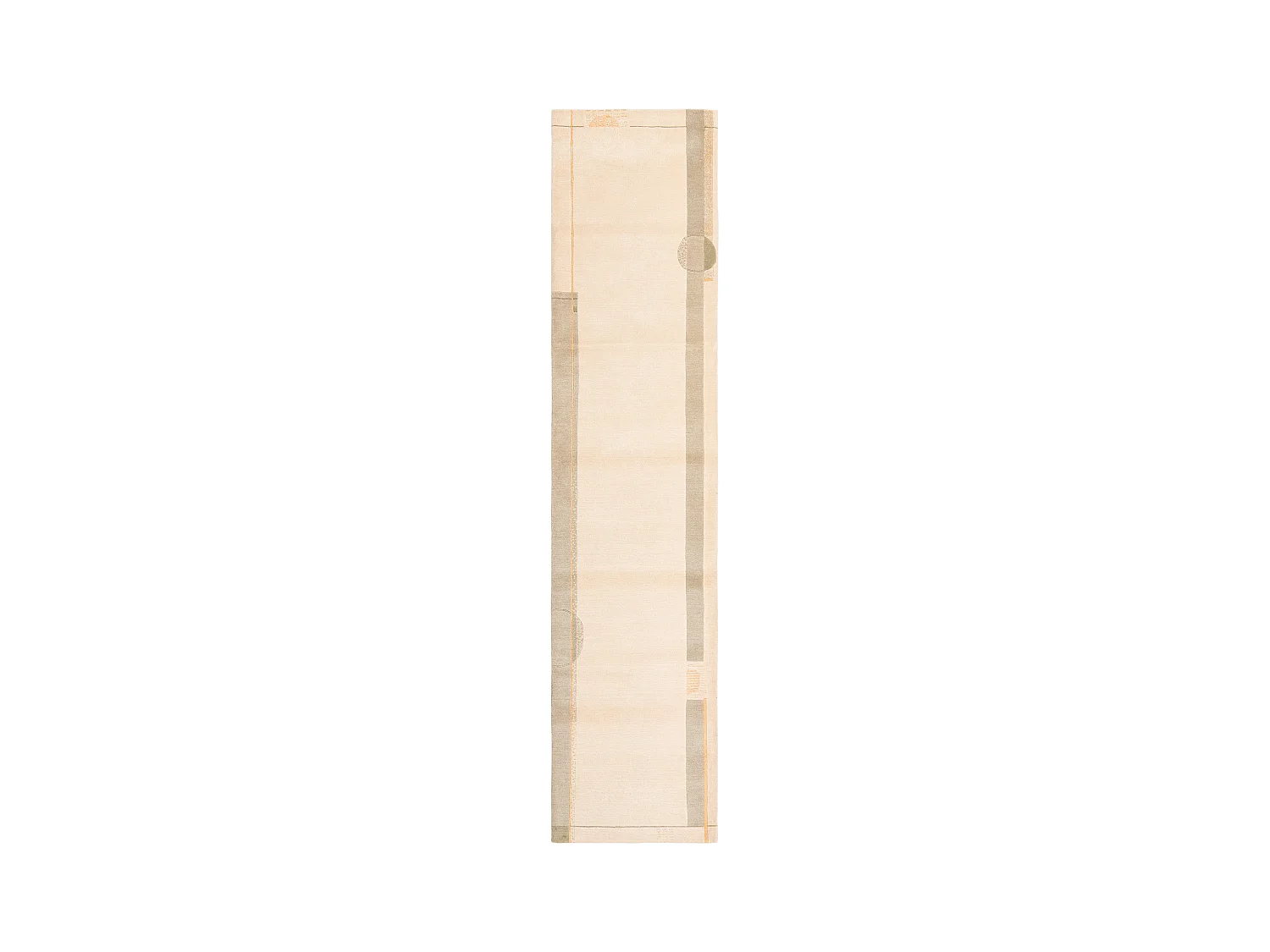 Tapis de couloir en laine 84x391 brun Darya