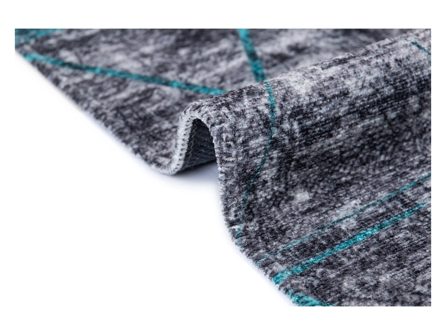 Teppich 65x120 Türkis Kriens Heru