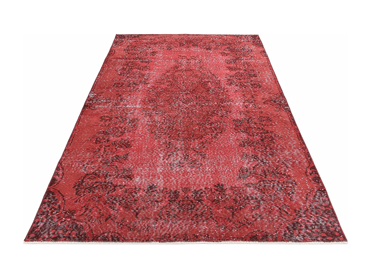 Wollteppich 145x254 Rot Ultra Vintage