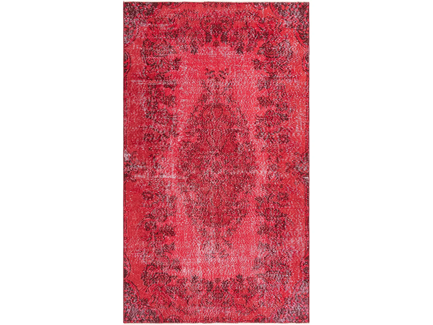 Tapis de laine 145x254 rouge Ultra Vintage