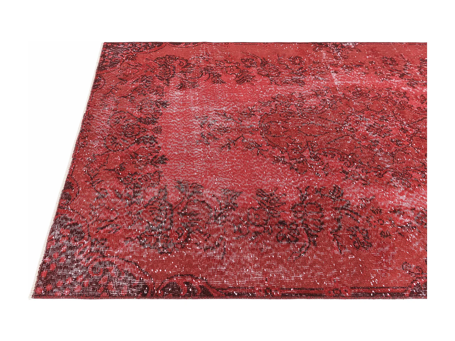 Tapis de laine 145x254 rouge Ultra Vintage