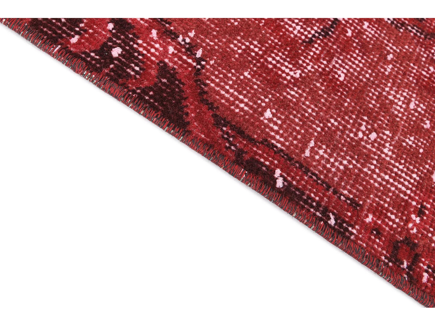 Tapis de laine 145x254 rouge Ultra Vintage