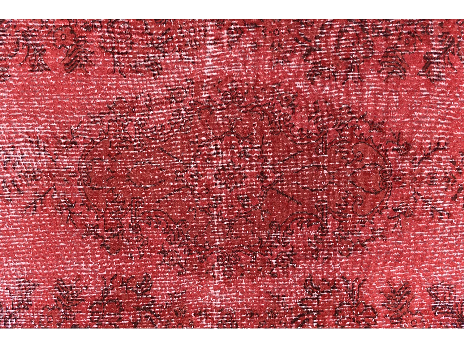 Tapis de laine 145x254 rouge Ultra Vintage