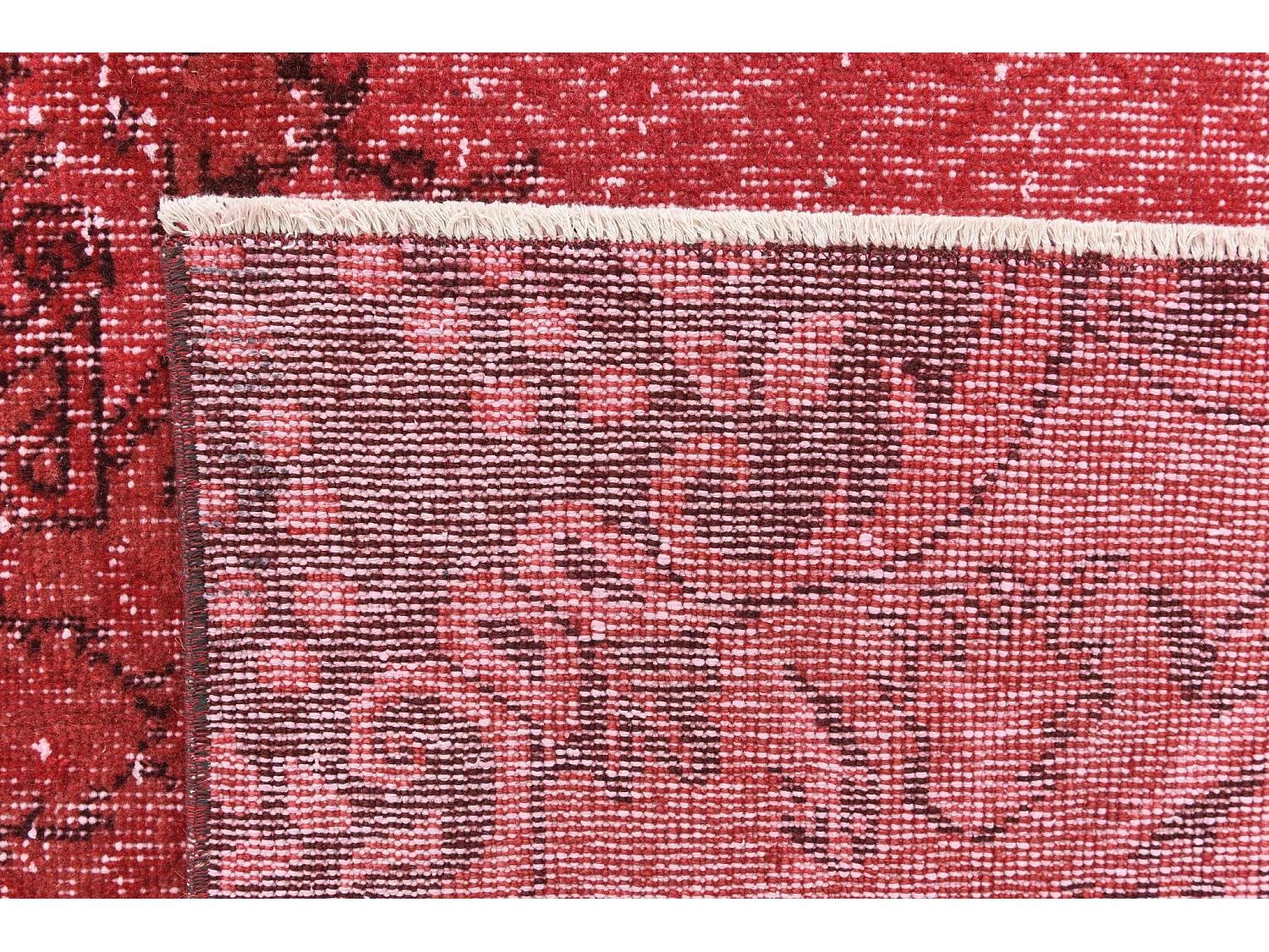 Tapis de laine 145x254 rouge Ultra Vintage