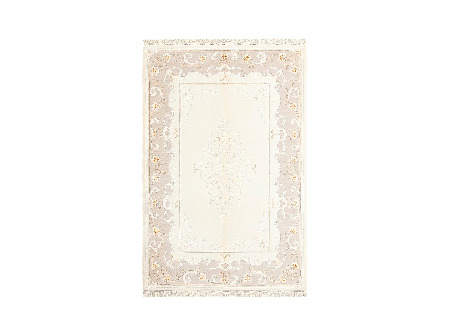 Tapis de laine 122x180 beige Darya