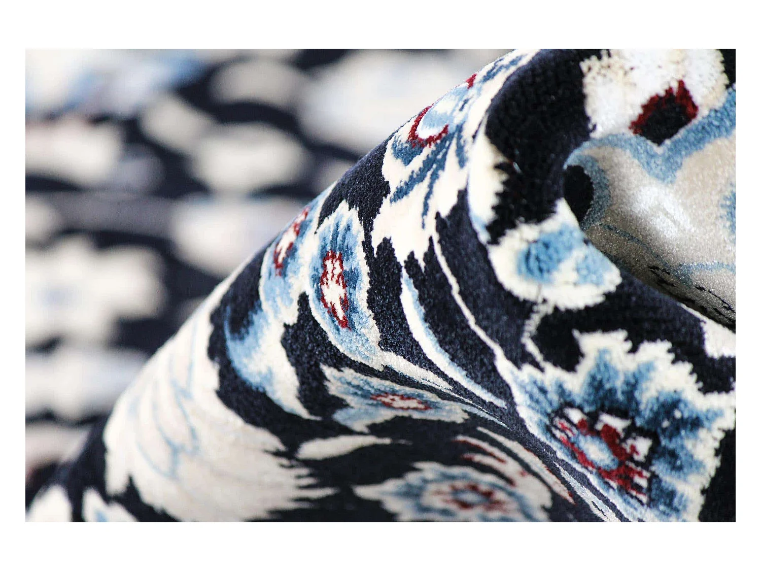 Tapis 99x160 bleu Classical