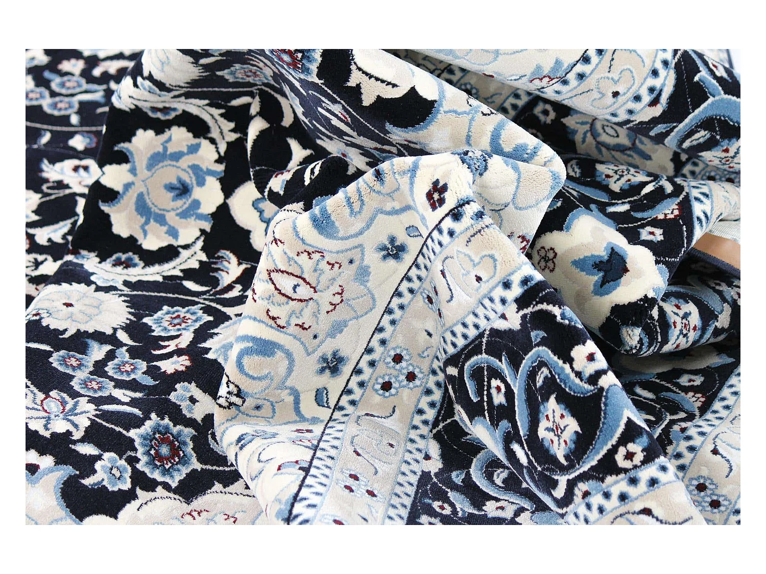 Tapis 99x160 bleu Classical