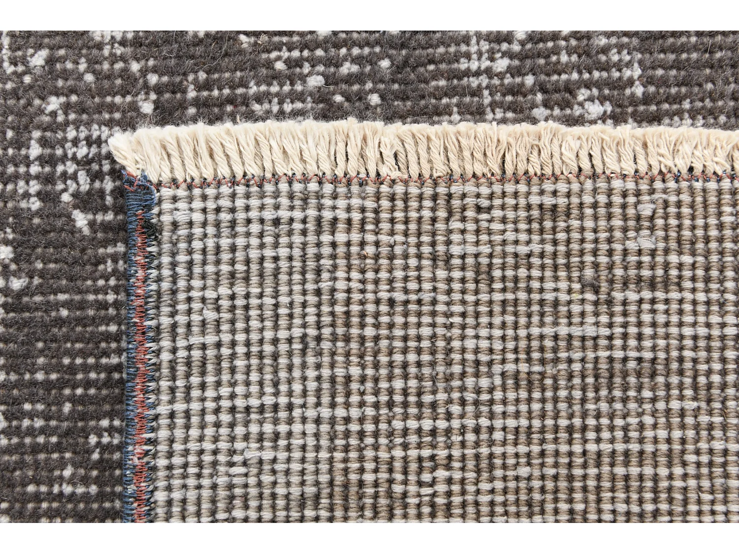 Tapis de laine 109x208 gris Ultra Vintage