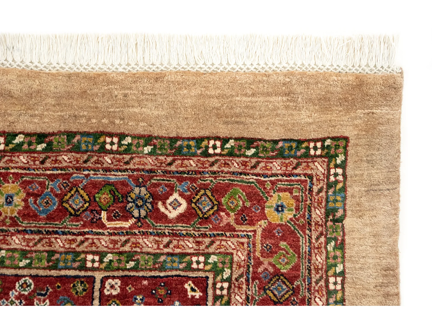 Tapis de laine 139x209 rouge Kashkuli