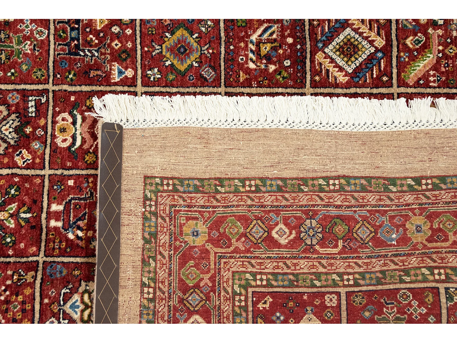 Tapis de laine 139x209 rouge Kashkuli