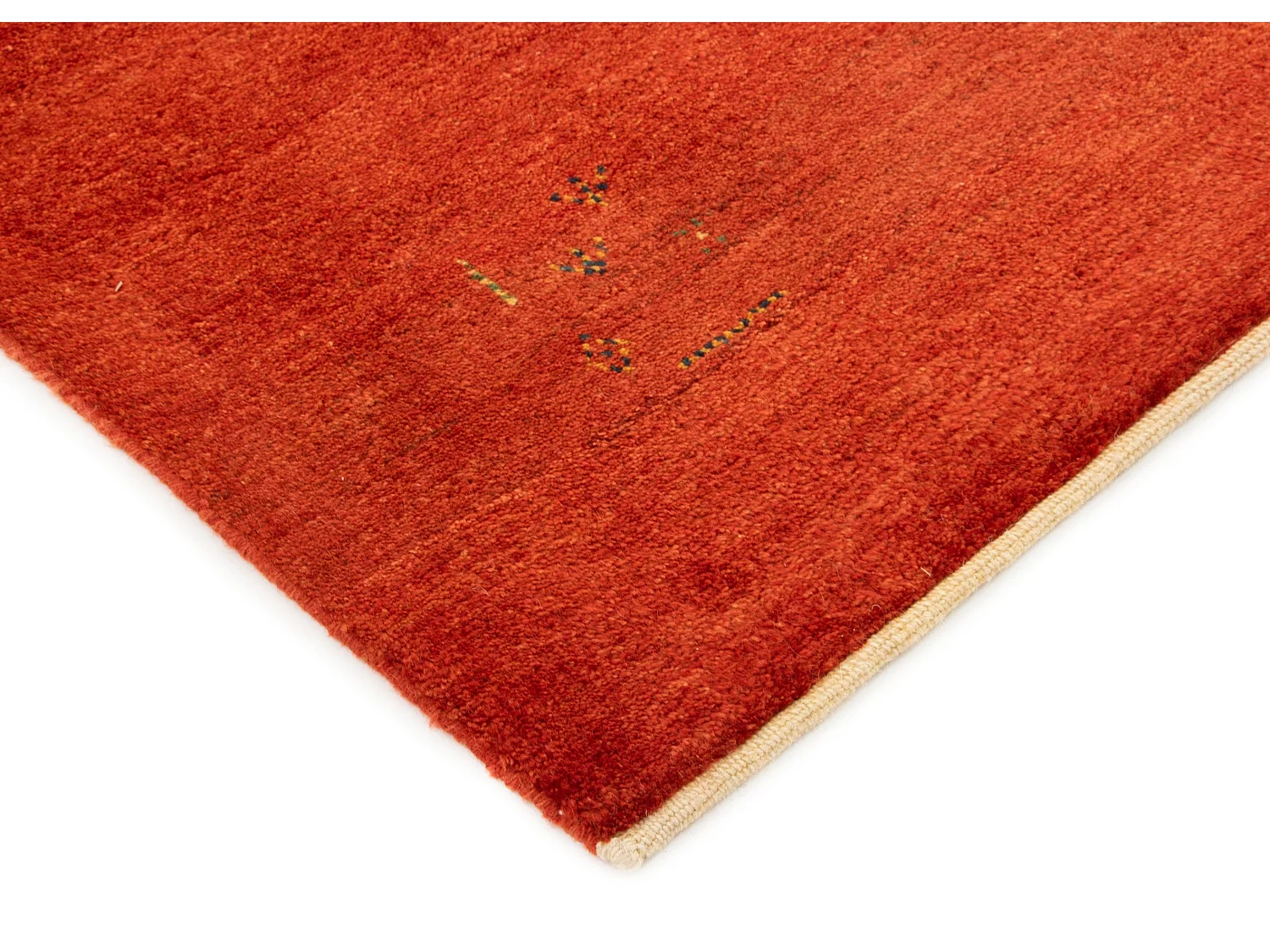 Tapis de laine 158x204 rouge Gabbeh Shouli