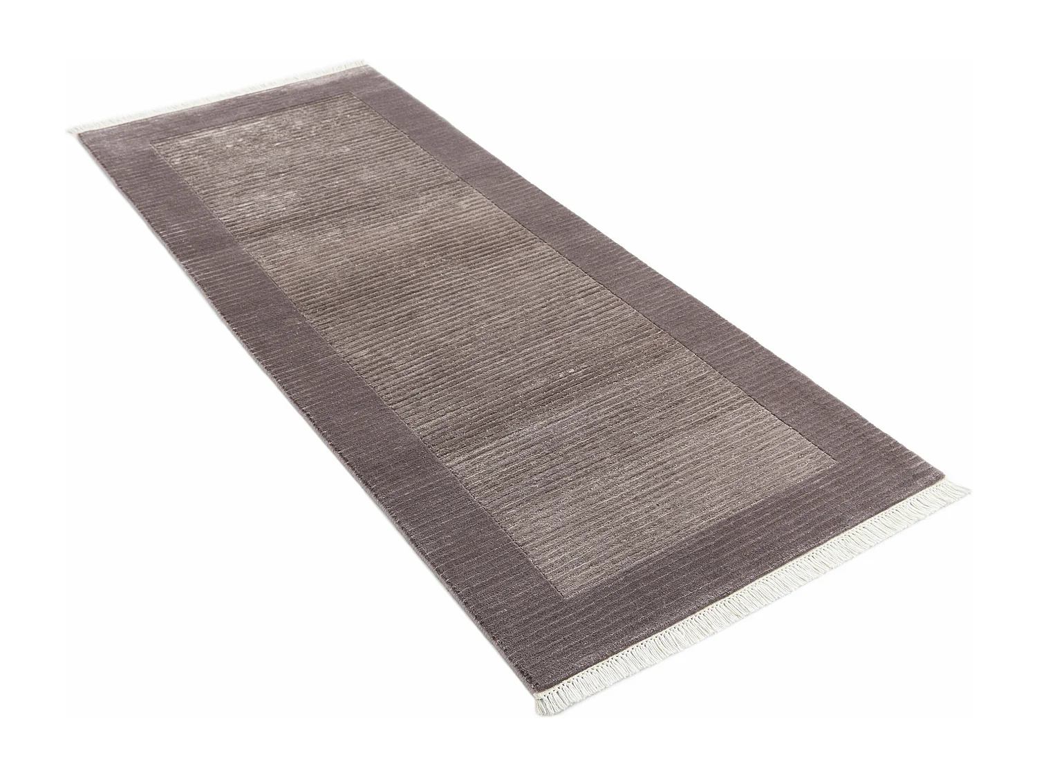 Läufer-Wollteppich 79x201 Rosa Darya