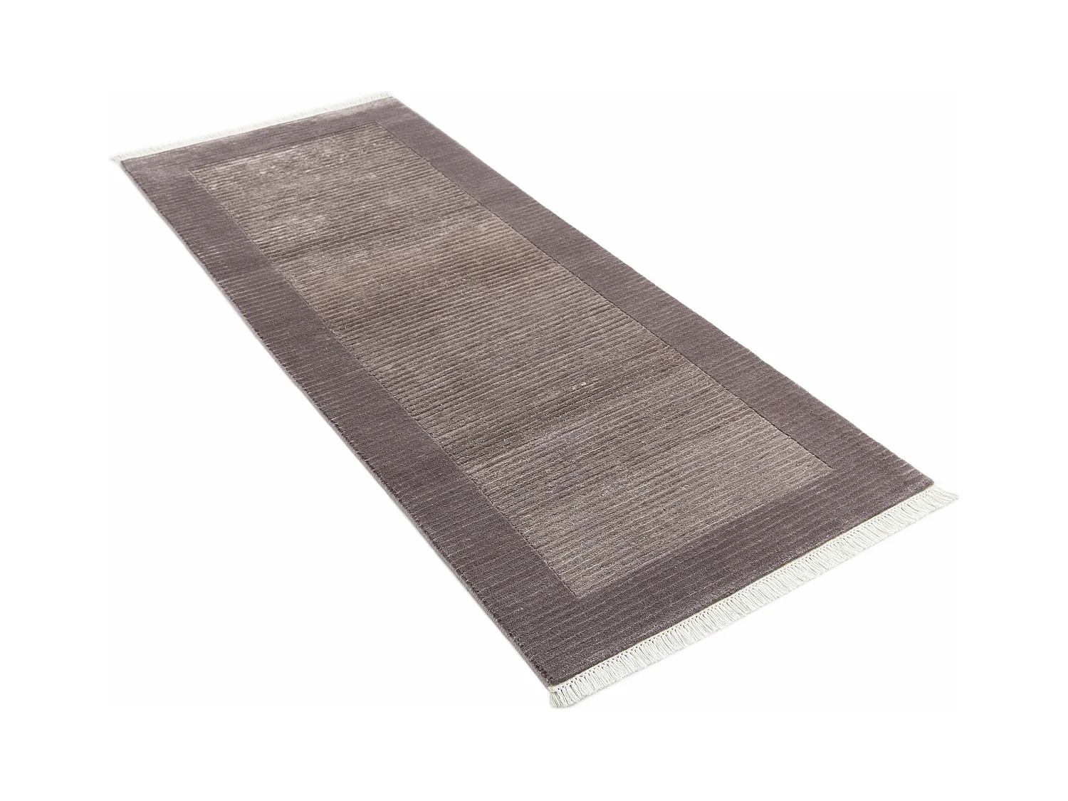 Läufer-Wollteppich 79x201 Rosa Darya