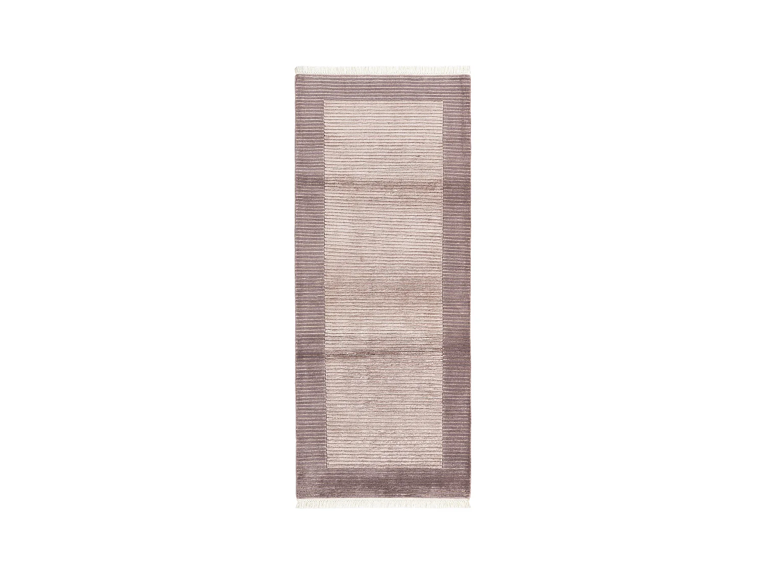 Tapis de couloir en laine 79x201 rose Darya
