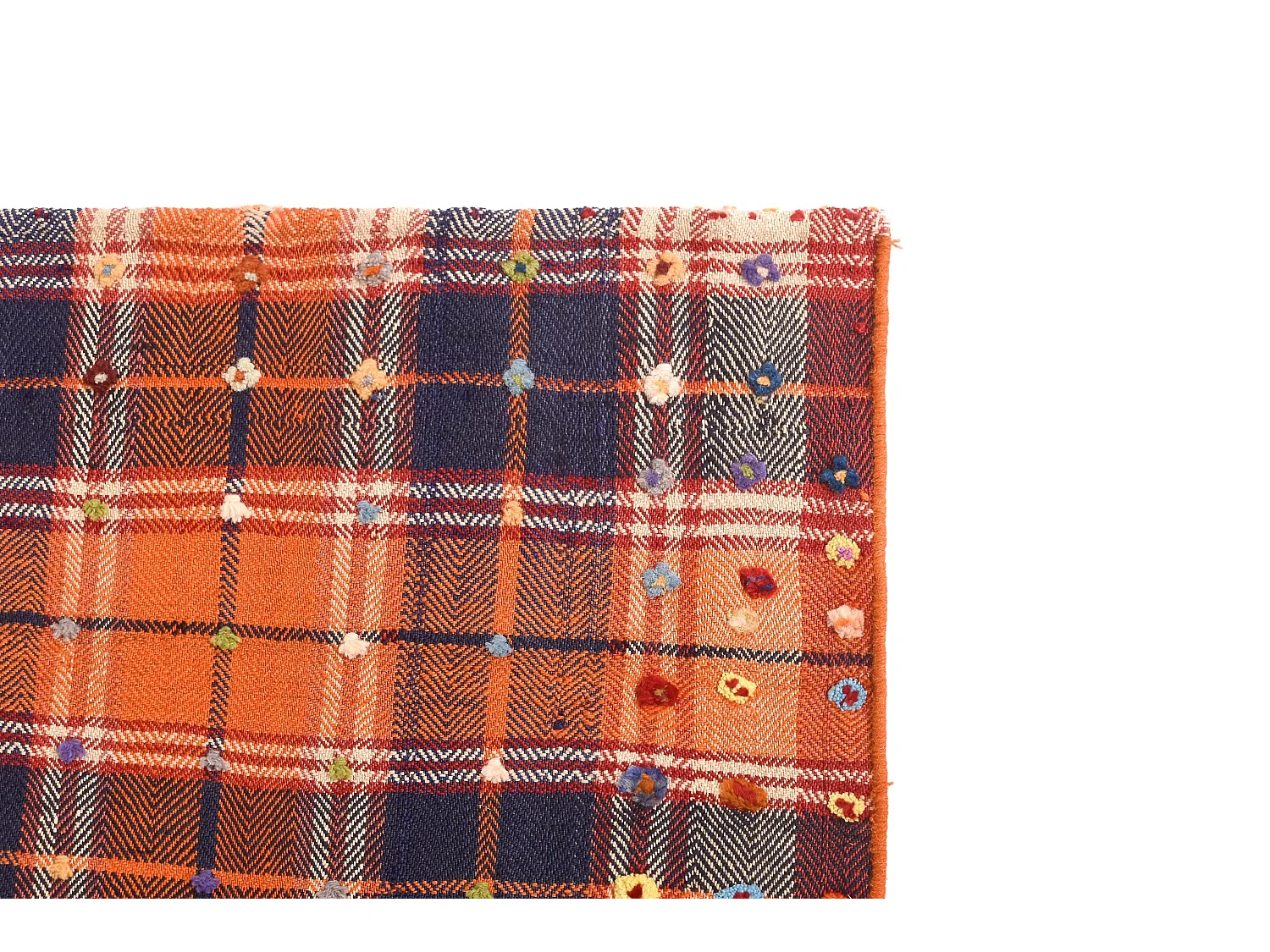 Tappeto in lana 146x231 arancia Jajim