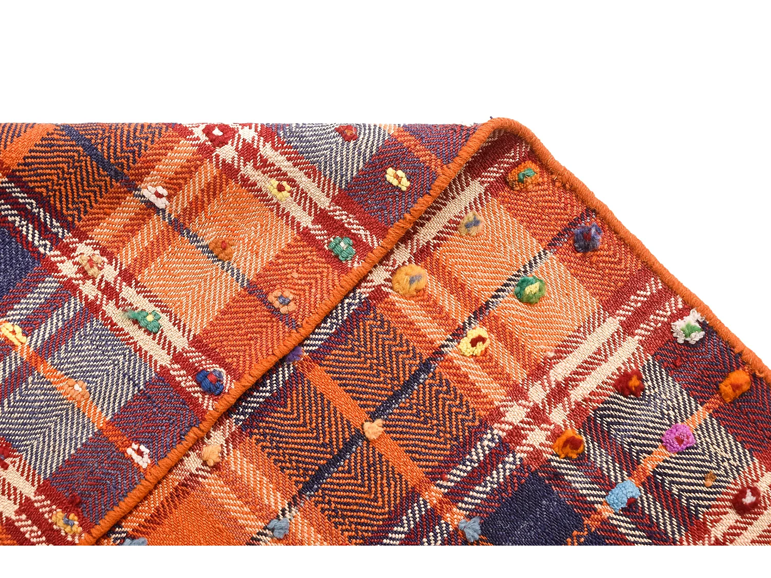 Tappeto in lana 146x231 arancia Jajim