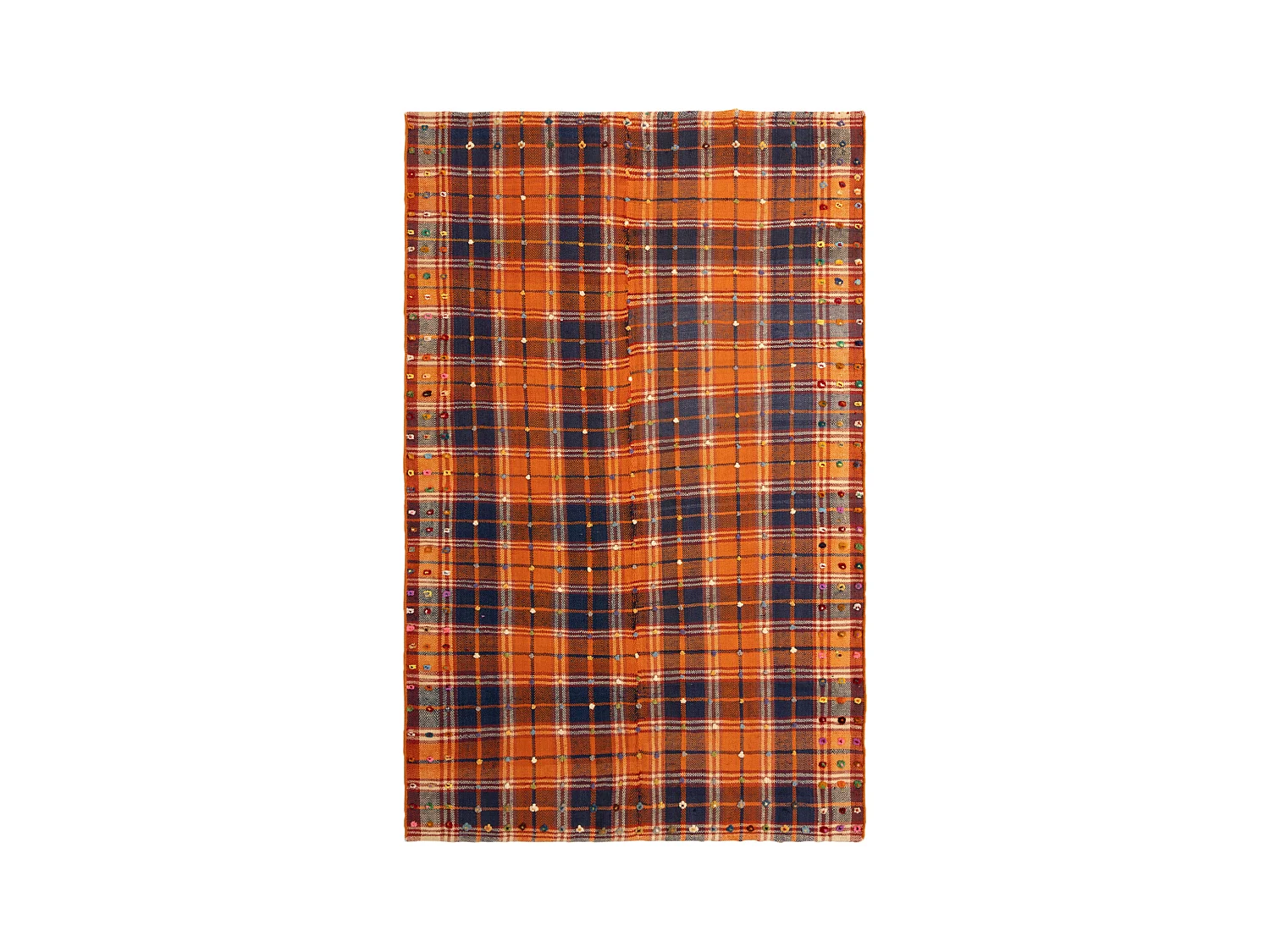 Tapis de laine 146x231 orange Jajim