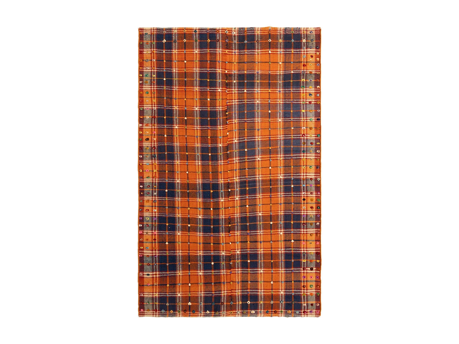 Tapis de laine 146x231 orange Jajim