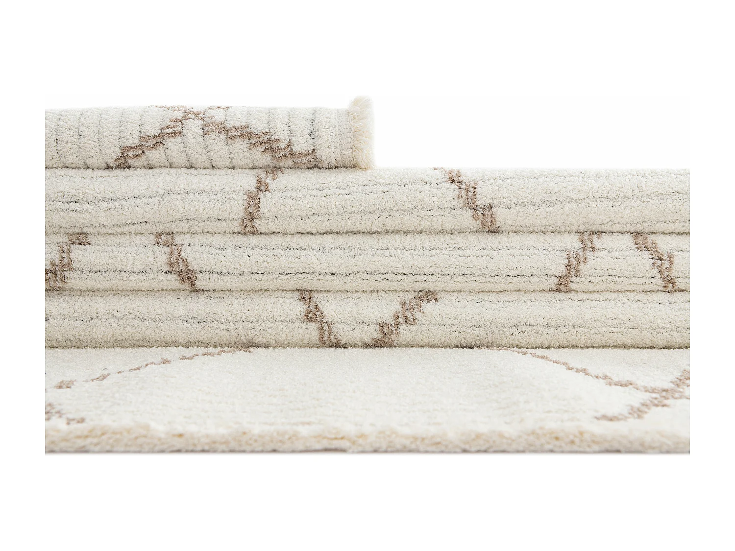 Tapis 160x245 Blanc St. Gallen Folklore