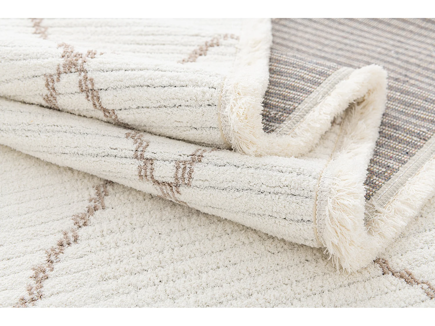 Tapis 160x245 Blanc St. Gallen Folklore