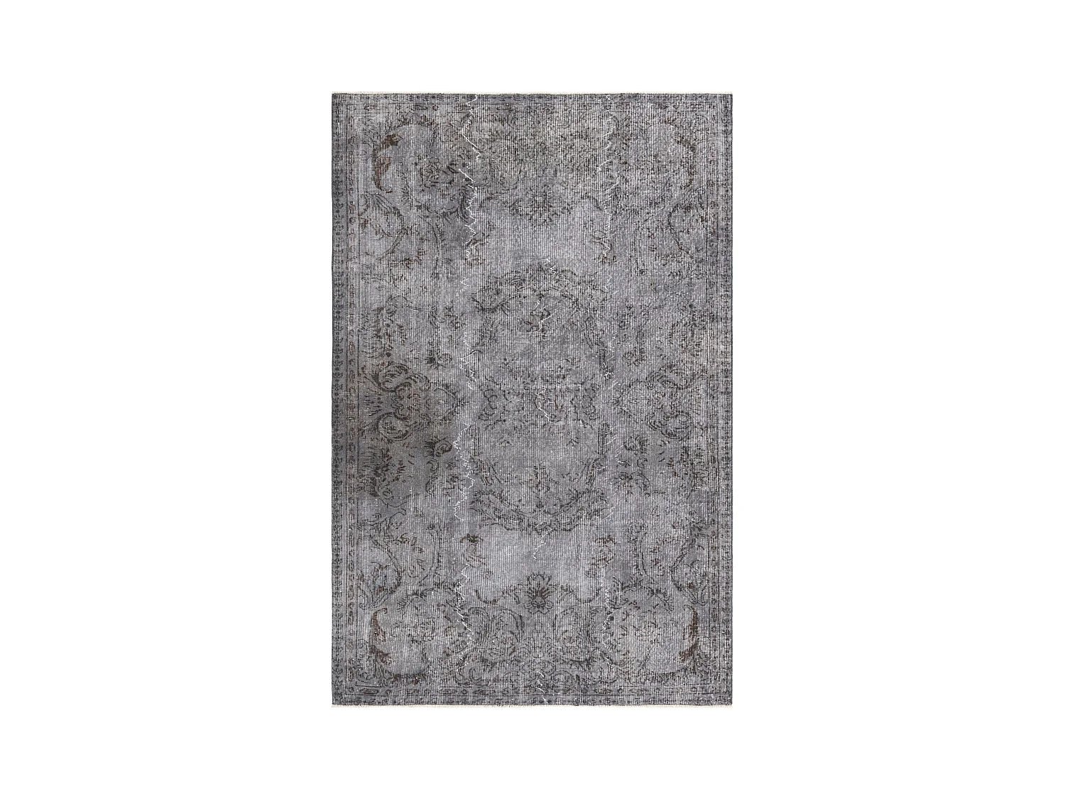 Tapis de laine 163x249 gris Ultra Vintage
