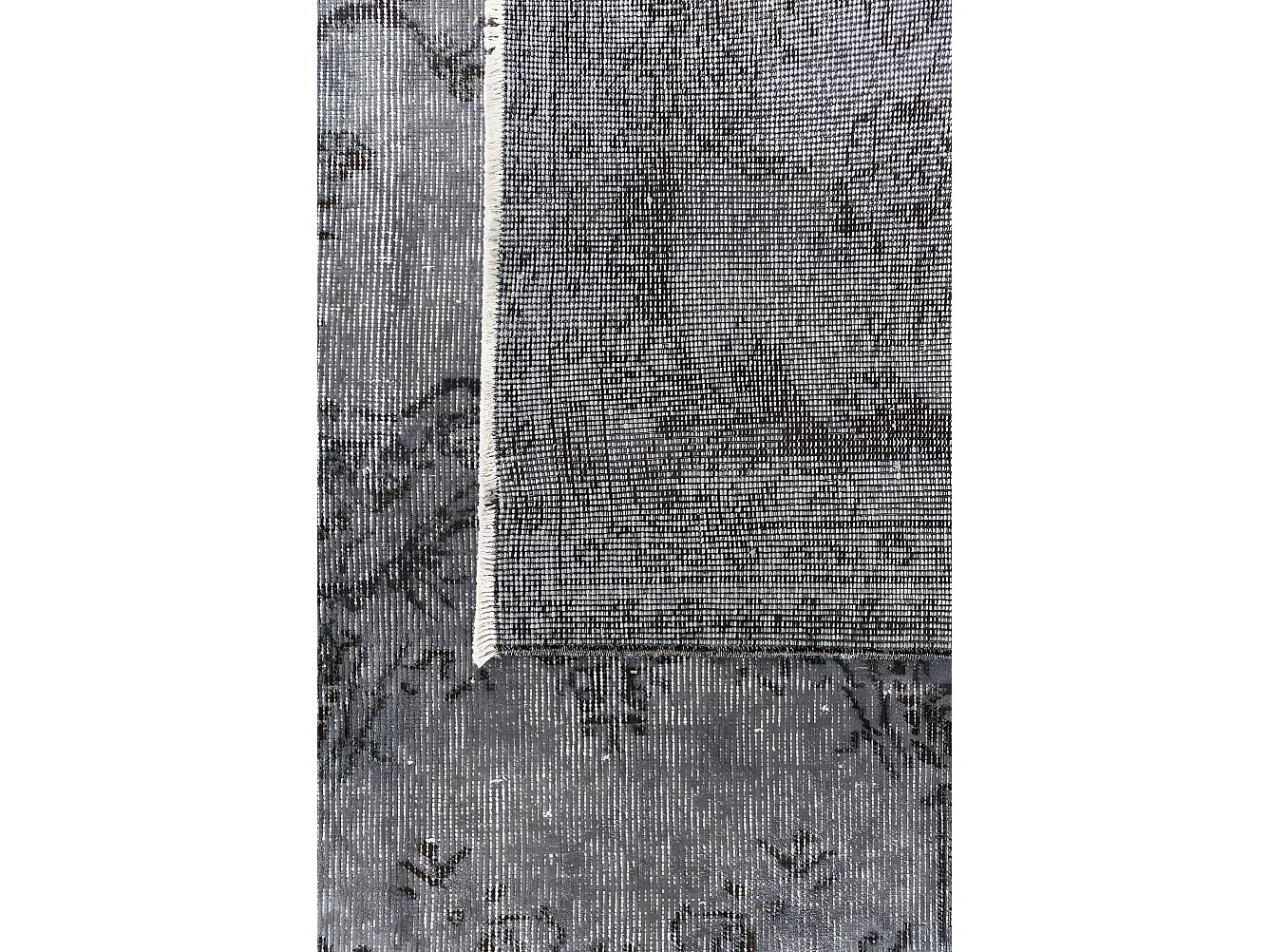 Tapis de laine 163x249 gris Ultra Vintage