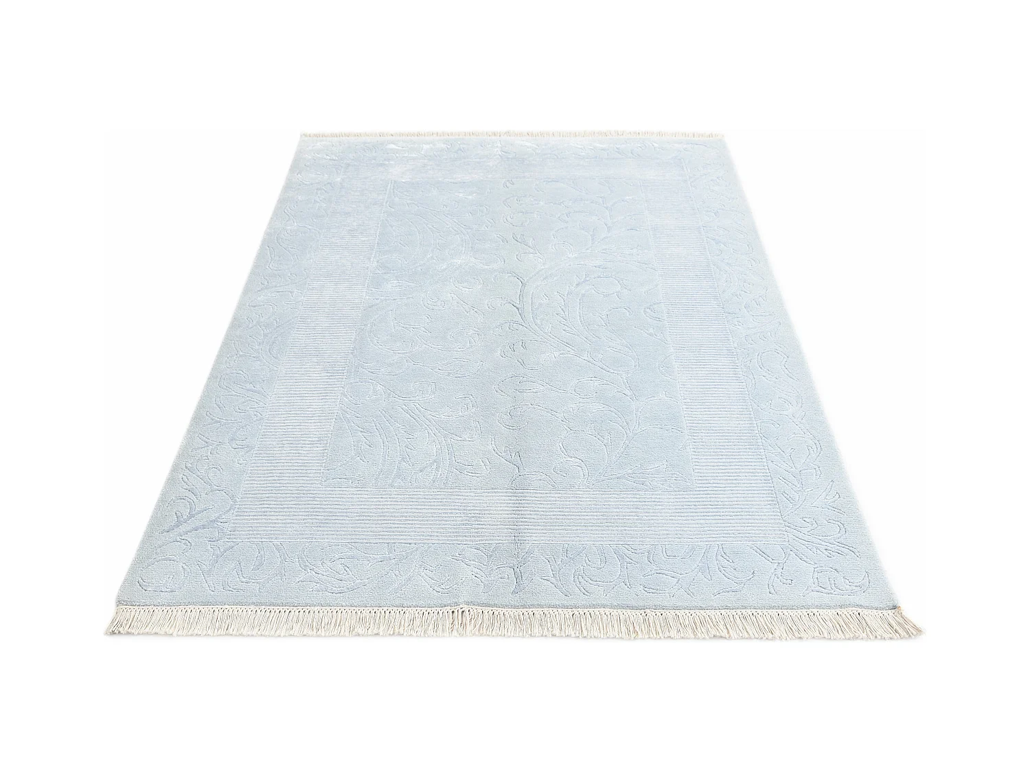 Tapis de laine 130x191 Bleu Darya