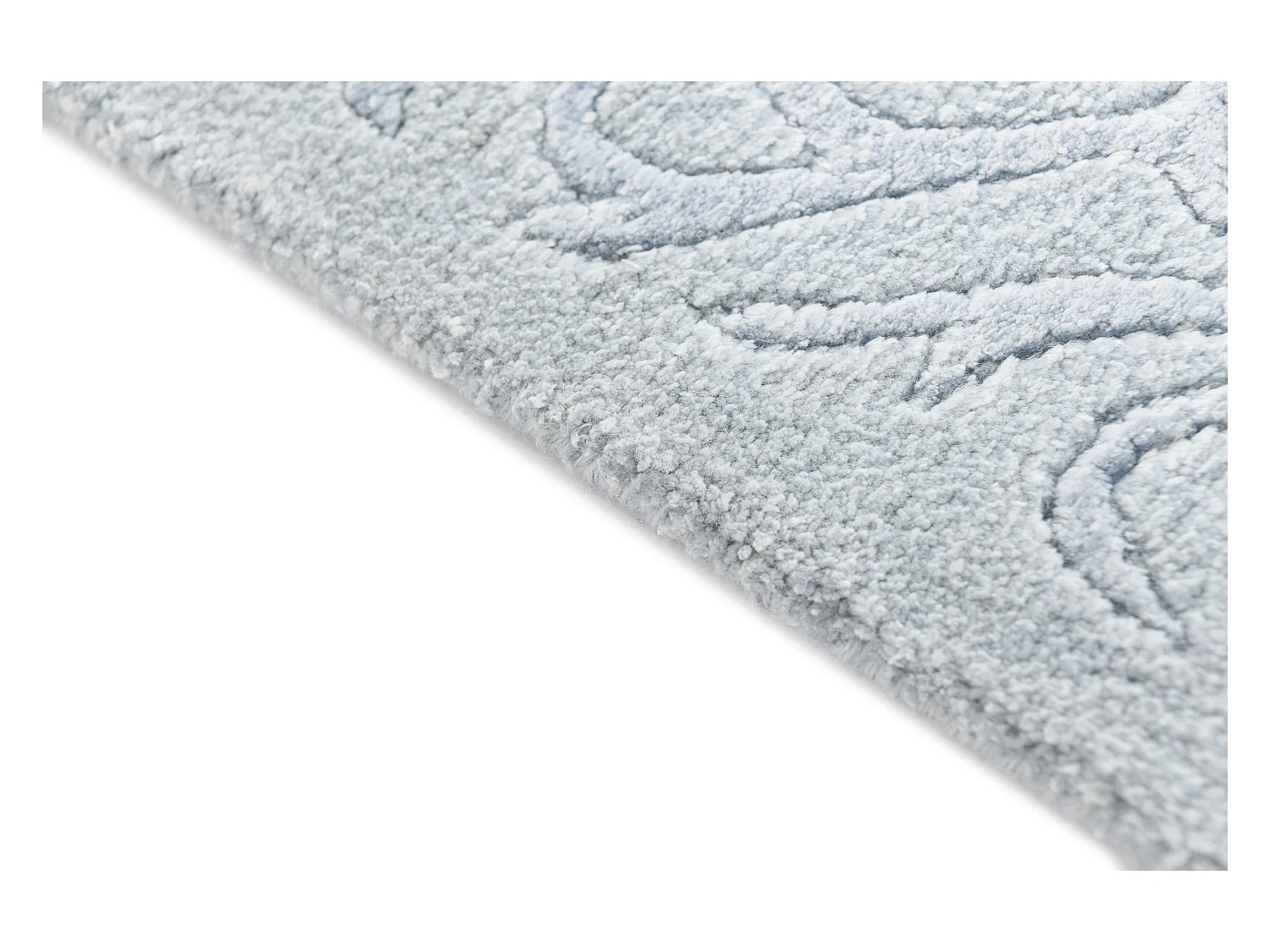 Tapis de laine 130x191 Bleu Darya