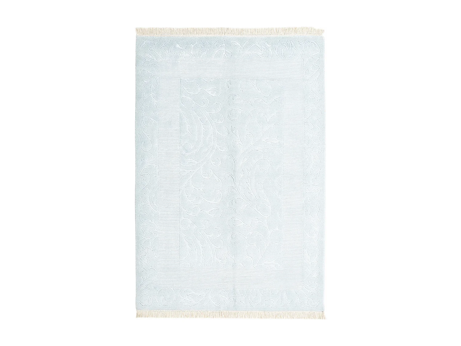 Tapis de laine 130x191 Bleu Darya