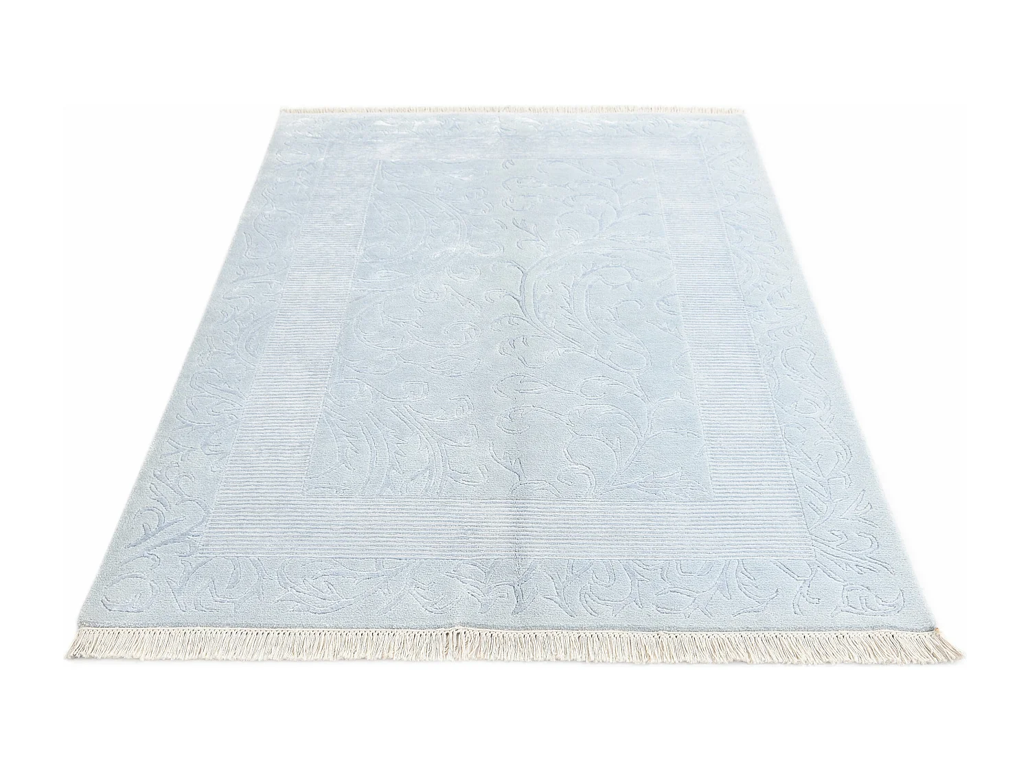 Tapis de laine 130x191 Bleu Darya